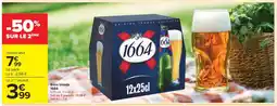 Carrefour Contact 1664 Bière blonde offre