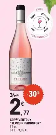 E.Leclerc Terroir daronton - aop ventoux offre