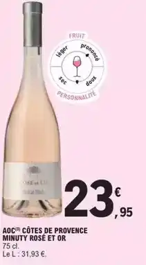 E.Leclerc Aoc cotes de provence offre