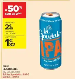 Carrefour Contact LA GOUDALE Bière offre