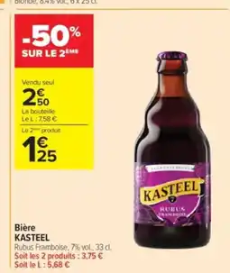 Carrefour Contact KASTEEL Bière offre