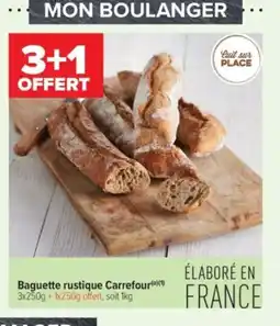 Carrefour Contact Baguette rustique Carrefour offre