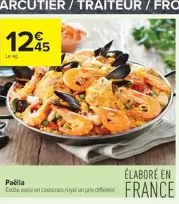 Carrefour Contact Paëlla offre
