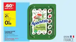 Carrefour Contact APÉRIVRAIS Fromage Apéritif offre