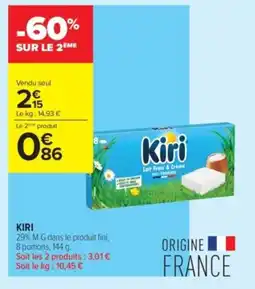 Carrefour Contact KIRI offre