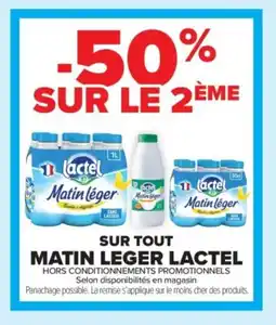 Carrefour Contact Matin leger lactel offre