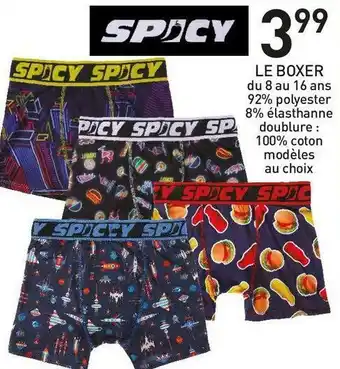 Stokomani Spicy le boxer offre