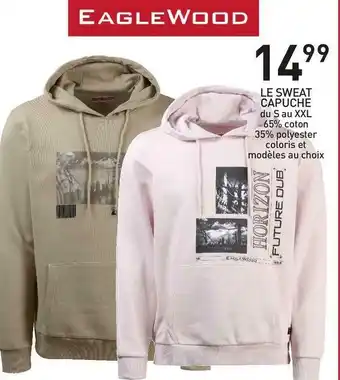 Stokomani Eaglewood le sweat capuche offre