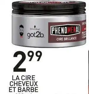 Schwarzkopf la cire cheveux et barbe