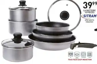 Stokomani Sitram la batterie 10 pièces offre