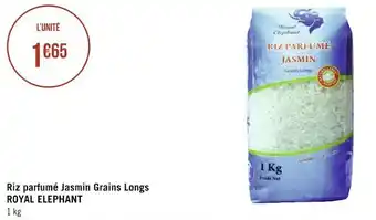 Géant Casino Royal elephant riz parfumé jasmin grains longs offre