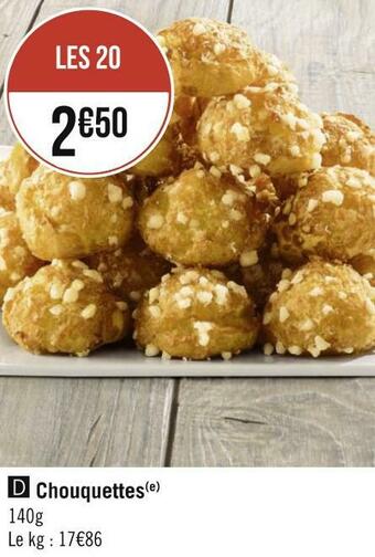 Géant Casino Chouquettes offre