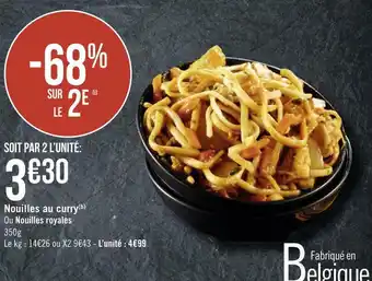 Géant Casino Nouilles au curry ou nouilles royales offre