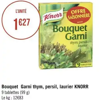 Géant Casino Knorr bouquet garni thym, persil, laurier offre