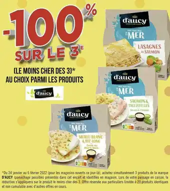 Géant Casino D'aucy bon plan parmi les produits de la marque d'aucy offre