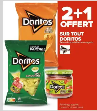 Carrefour Doritos bon plan sur tout doritos offre