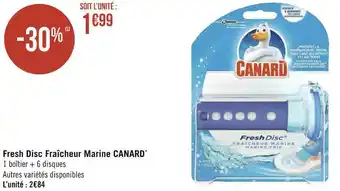 Géant Casino Canard fresh disc fraîcheur marine* offre