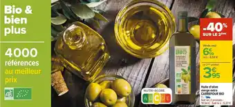 Carrefour Carrefour bio huile d'olive vierge extra offre