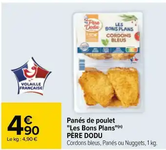 Père dodu panés de poulet "les bons plans"