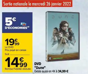 Carrefour Dvd dune offre