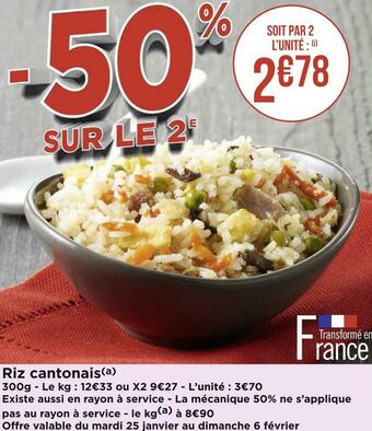 Géant Casino Riz cantonais offre