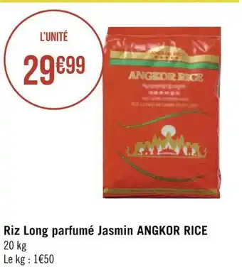 Angkor rice riz long parfumé jasmin
