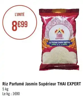 Géant Casino Thai expert riz parfumé jasmin supérieur offre