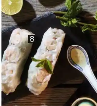 Géant Casino Rouleaux de printemps aux crevettes ou rouleaux de printemps au poulet offre