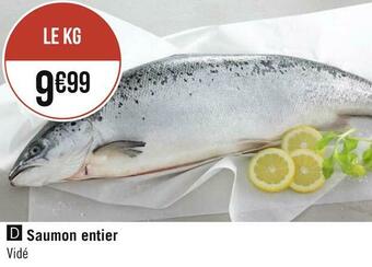 Géant Casino Saumon entier offre