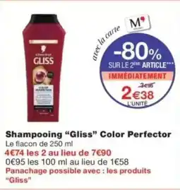 Monop' Shampooing gliss color perfector offre