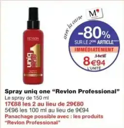Monop' Spray uniq one revlon professional offre