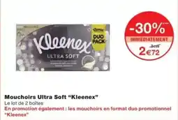 Monop' Mouchoirs ultra soft kleenex offre