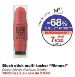 Monop' Blush stick multi-tasker Rimmel offre