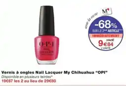 Monop' Vernis à ongles nail lacquer my chihuahua opi offre