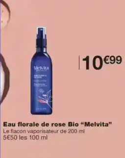 Monop' Eau florale de rose Bio Melvita offre