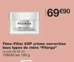 Monop' Time-filler 5xp crème correction tous types de rides filorga offre