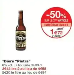 Monop' Bière pietra offre