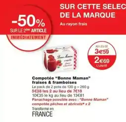 Monop' Compotée bonne maman offre