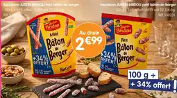 b&m Justin bridou mini bâton de berger nature offre