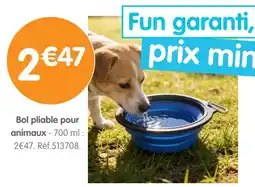 b&m Bol pliable pour animaux offre