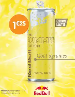 b&m Red bull summer edition offre