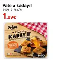 Hmarket Dogan pâte à kadayif offre