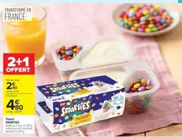 Carrefour Yaourt SMARTIES offre