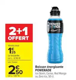 Carrefour Boisson énergisante POWERADE offre