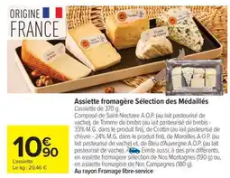 Carrefour Market Assiette Fromagère Sélection Des Médailles offre