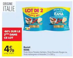Carrefour Ravioli RANA offre