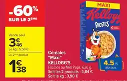 Carrefour Céréales Maxi KELLOGG'S offre