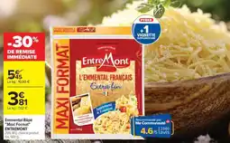 Carrefour Emmental Râpé Maxi Format ENTREMONT offre
