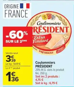 Carrefour Coulommiers Président offre