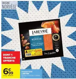 Carrefour Saumon fumé offre